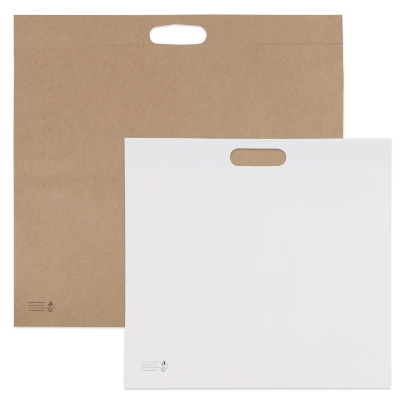 Paper shipping bags with handle
