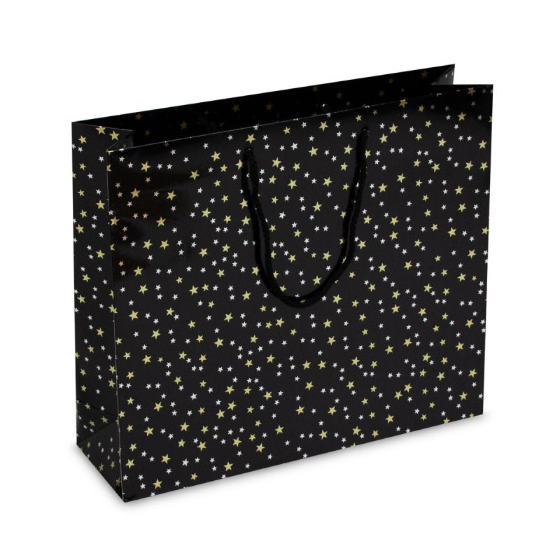 Luxury paper Christmas bags - Stars