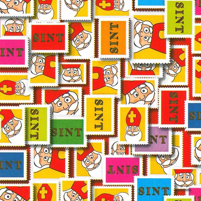 Sinterklaas wrapping paper - D001