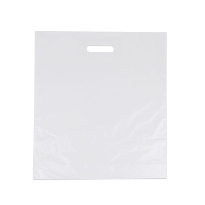 Budget plastic tassen - Wit 