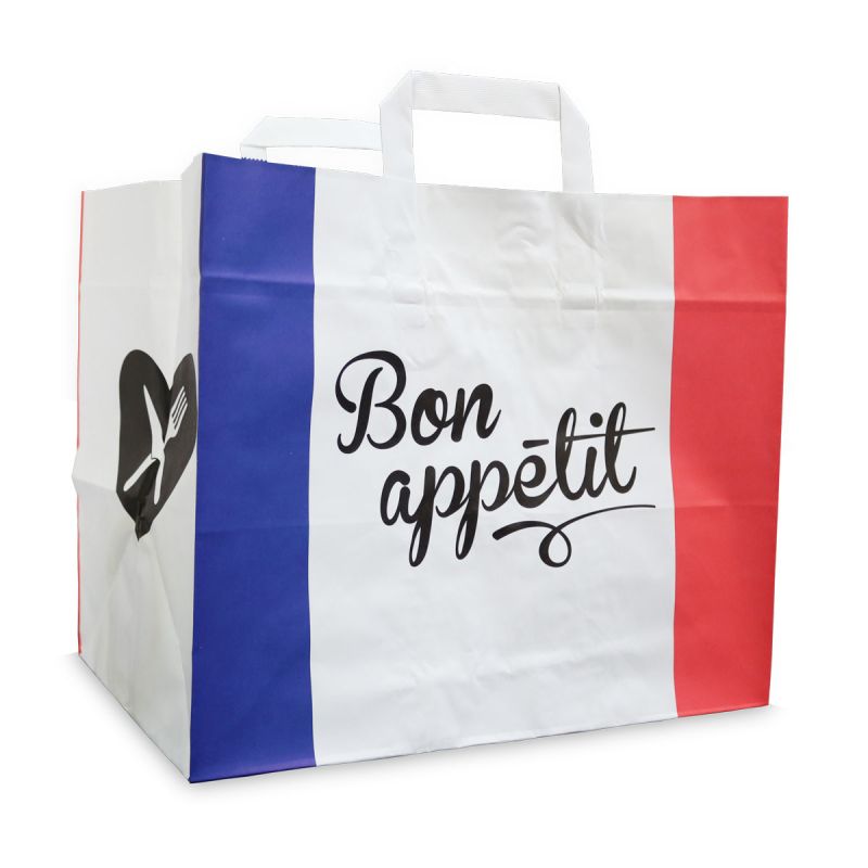 Paper take away bags - Bon appétit 