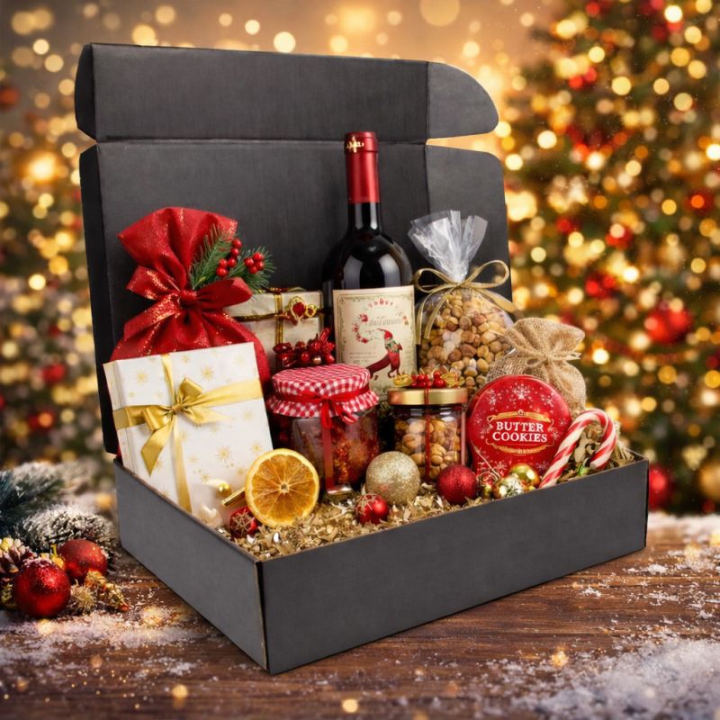 Verzenddoos-kerstpakket