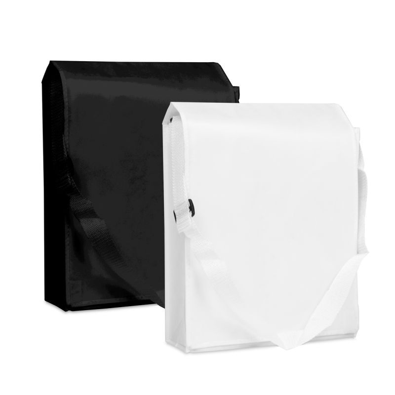 Luxury matt non-woven shoulder bags with adjustable strap