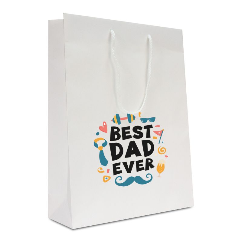 Sacs en papier de luxe pour la fête des pères - Best Dad Ever