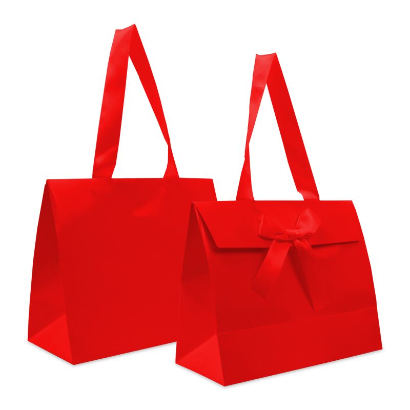 Papier Geschenktaschen mit Schleife