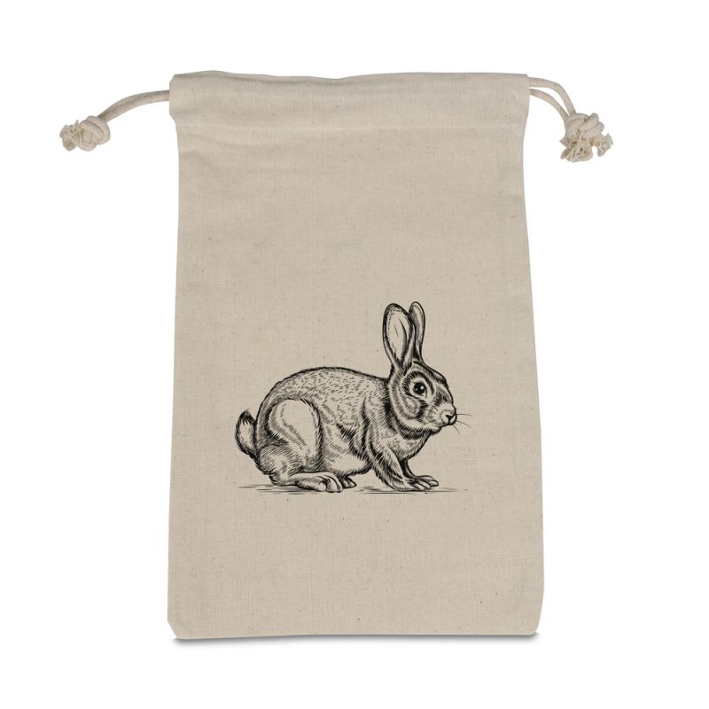 Pasen katoenen geschenkzakjes - Bunny