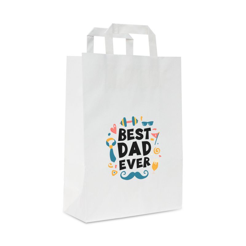 Sacs papier pour la fête des pères - Best Dad Ever 