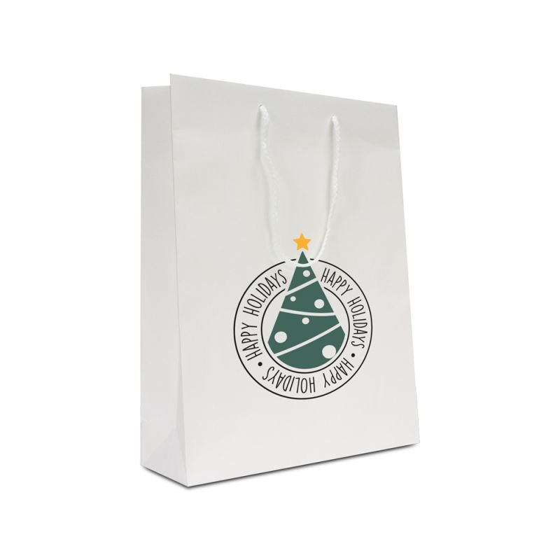 Luxury paper bags - Happy Holidays