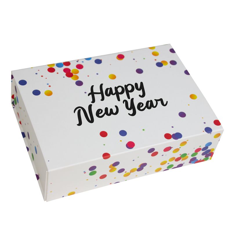 Confetti magneetdozen - Happy New Year