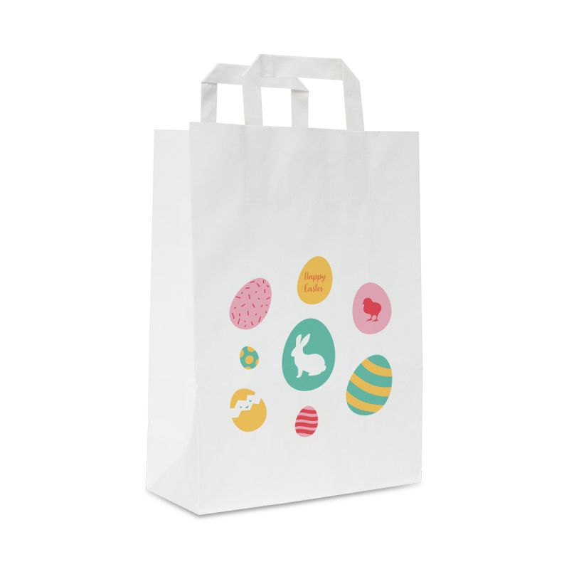 Easter paper bags - Pastel eggs