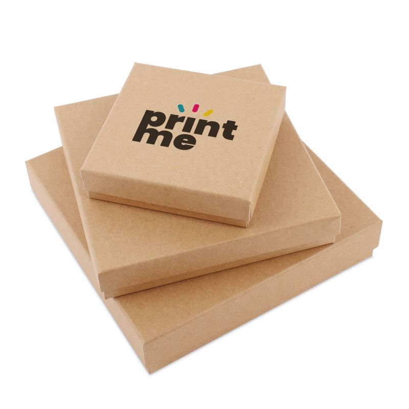 Kraft geschenkdozen met deksel