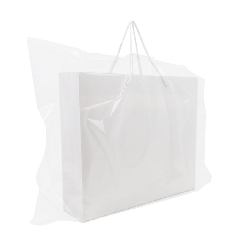 Plastic protective covers for bags