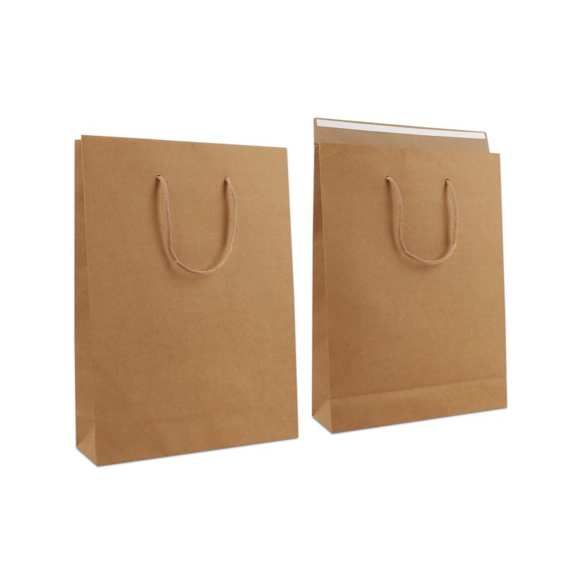 Sacs en papier de luxe avec rabat