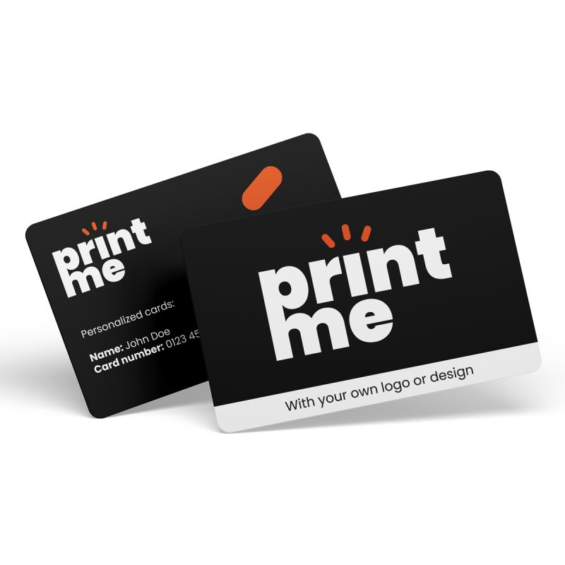 PVC giftcards mat laminaat - Personaliseren