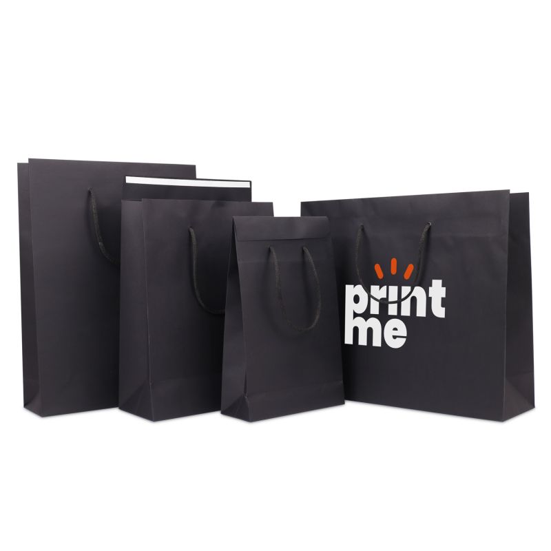 Sacs en papier de luxe avec rabat