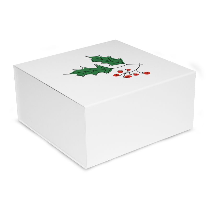 Luxury Christmas magnetic boxes - Holly Berry