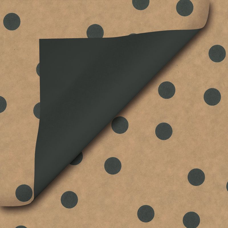 Brown wrapping paper - Dot design