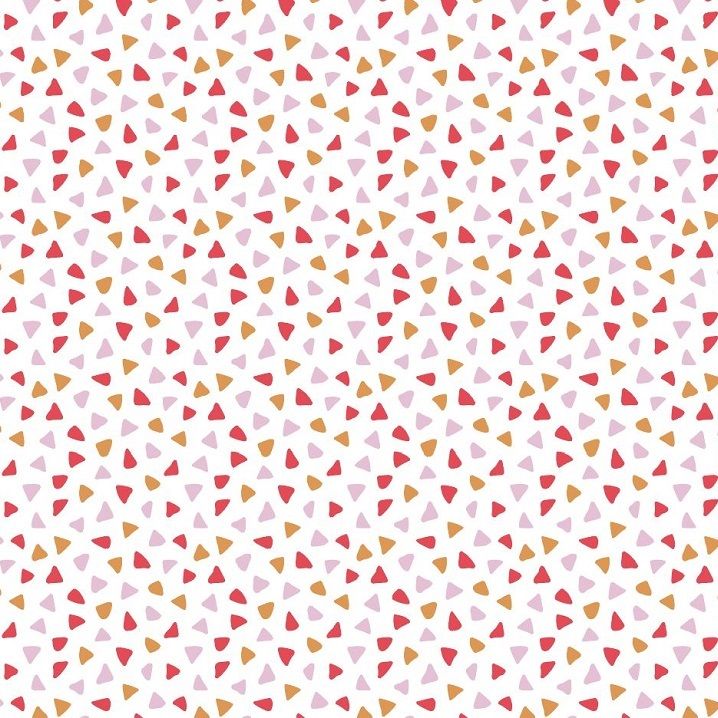 Coated wrapping paper - Trendy triangles design