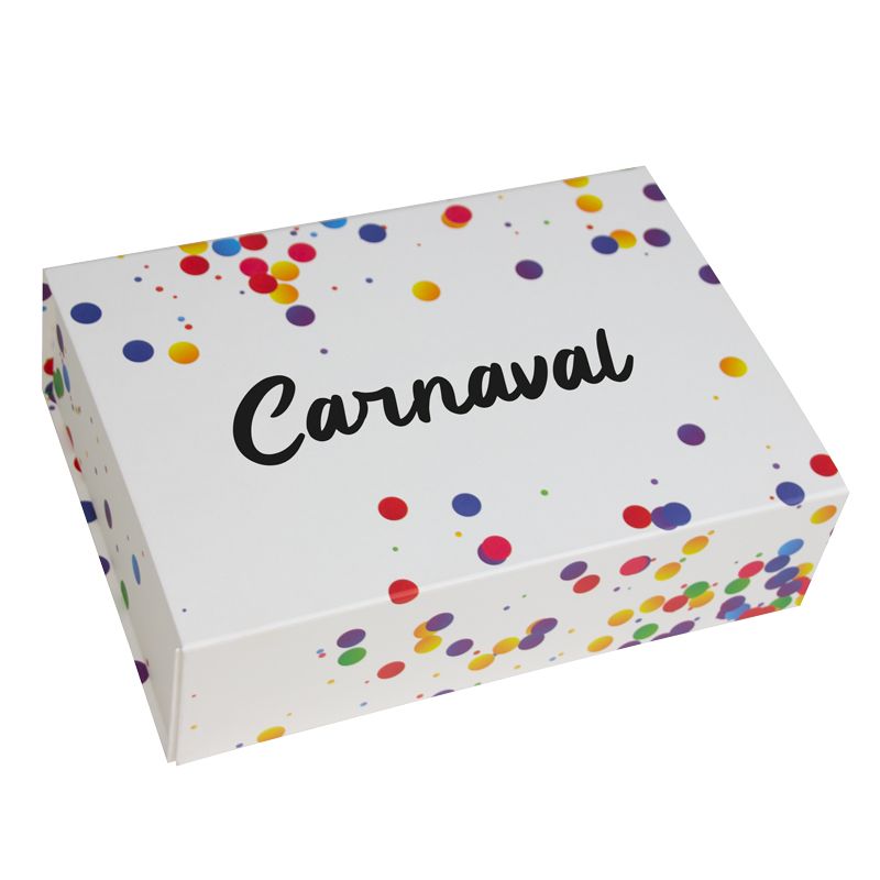 Confetti magnetic boxes - Carnaval