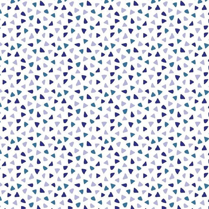 Papier cadeau couché - Dessin triangles tendance