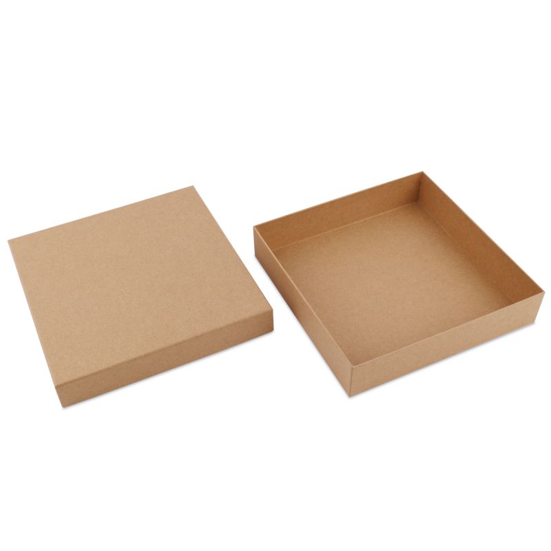 Kraft-Geschenkboxen mit separatem Deckel