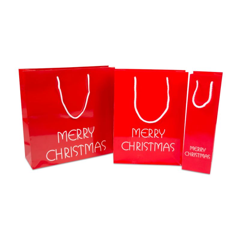 Luxury paper Christmas bags - Merry Christmas